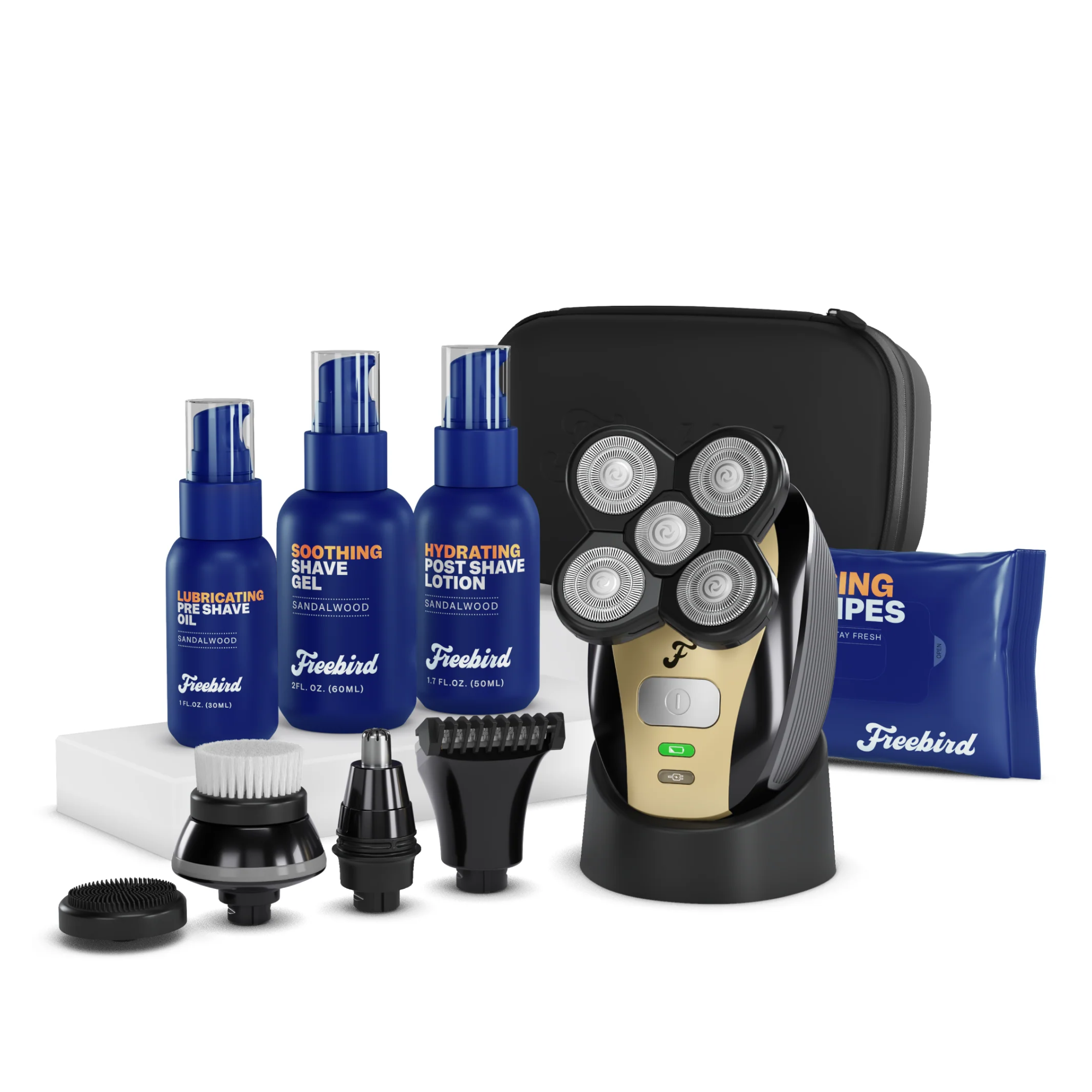 FlexSeries™ Travel Shave Kit - Smooth, Irritation-Free Shaving