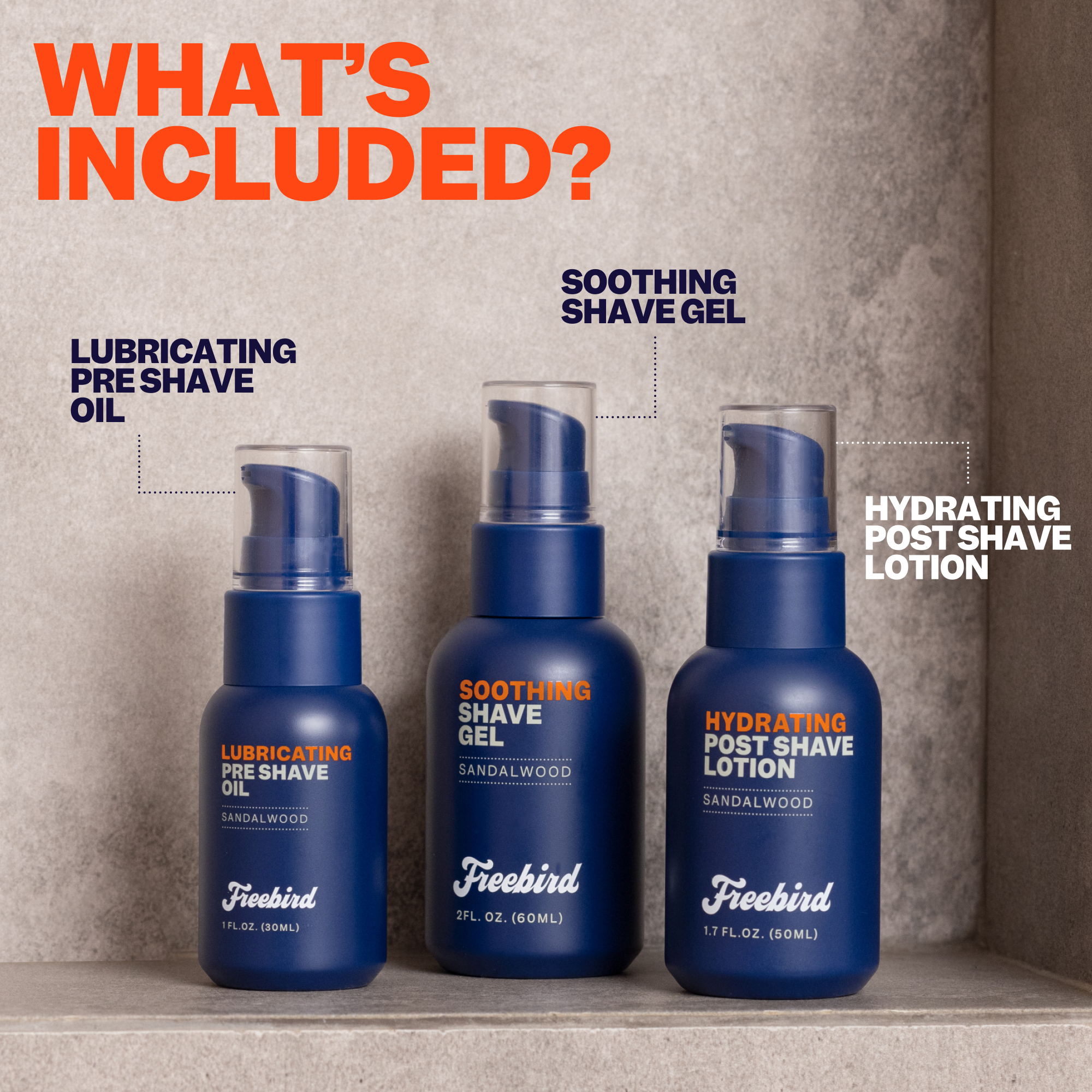 FlexSeries™ Travel Shave Kit - Smooth, Irritation-Free Shaving