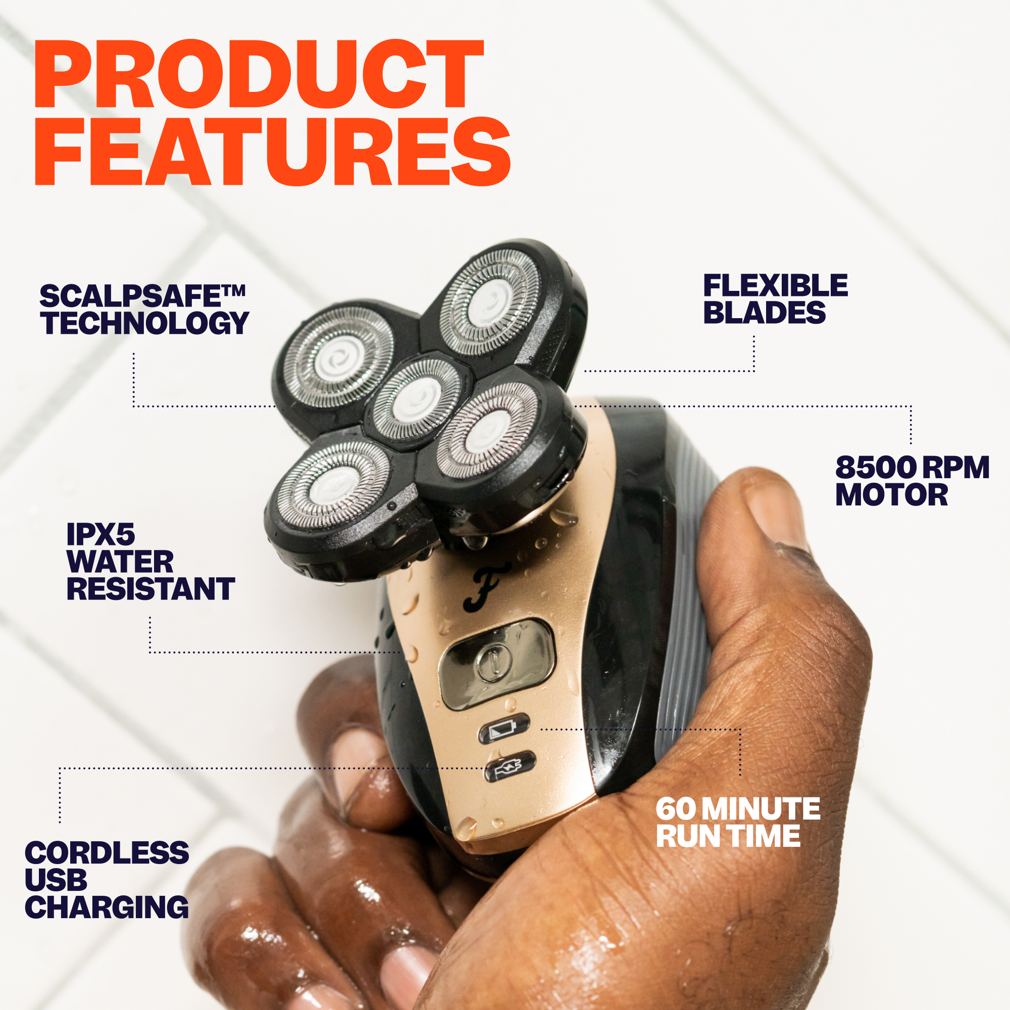 FlexSeries™ Travel Shave Kit - Smooth, Irritation-Free Shaving