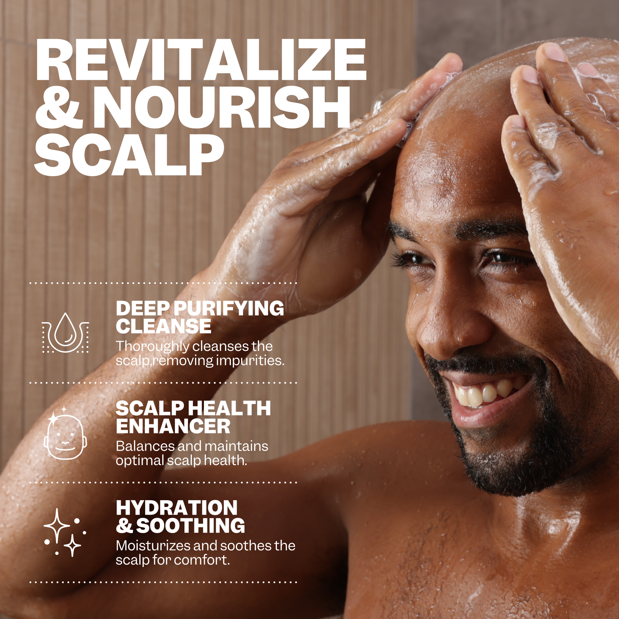 Purifying Scalp Cleanser for Bald Heads – Detox & Deep Clean