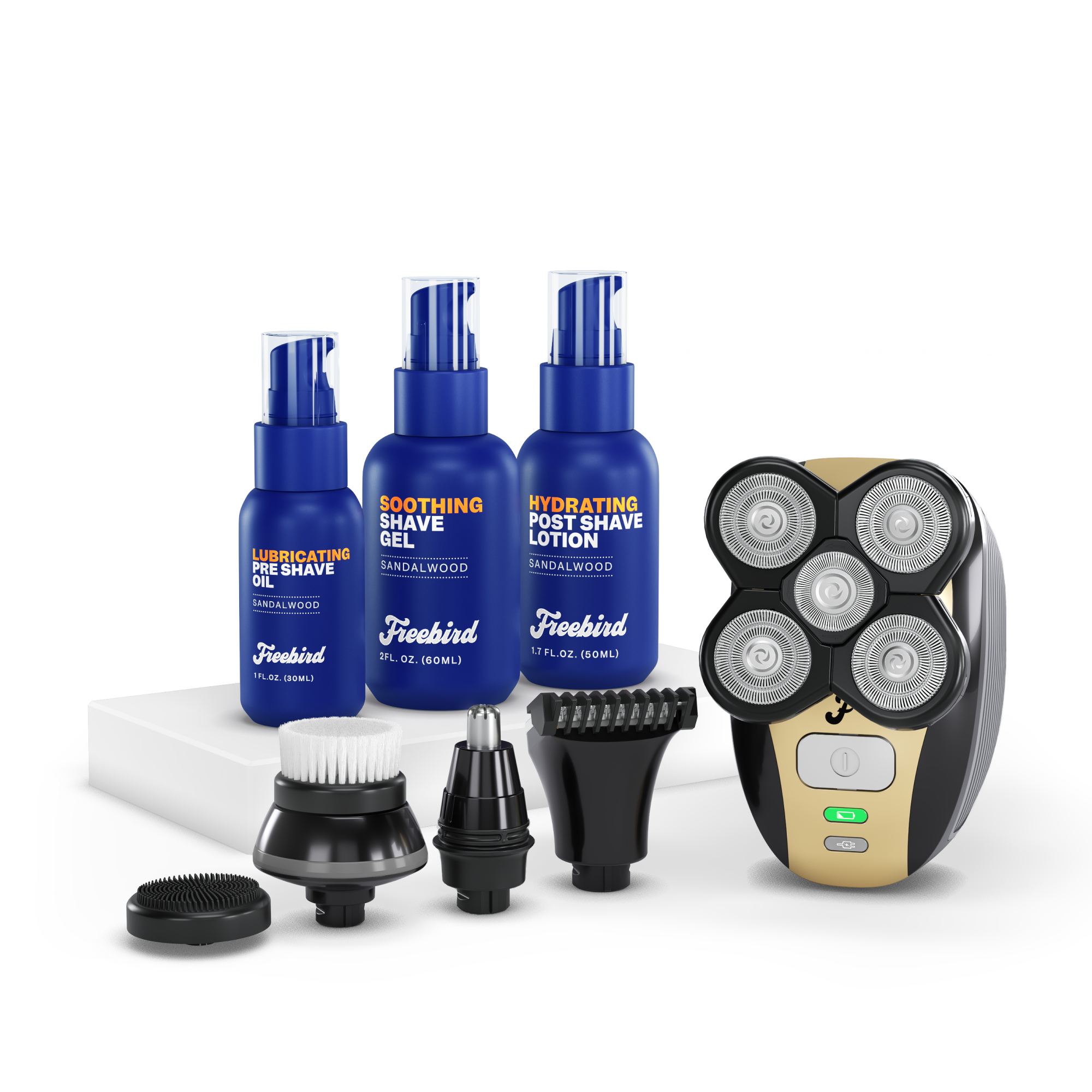FlexSeries™ Father's Day Shaving & Scalp Care Bundle – Wet/Dry Shave Kit
