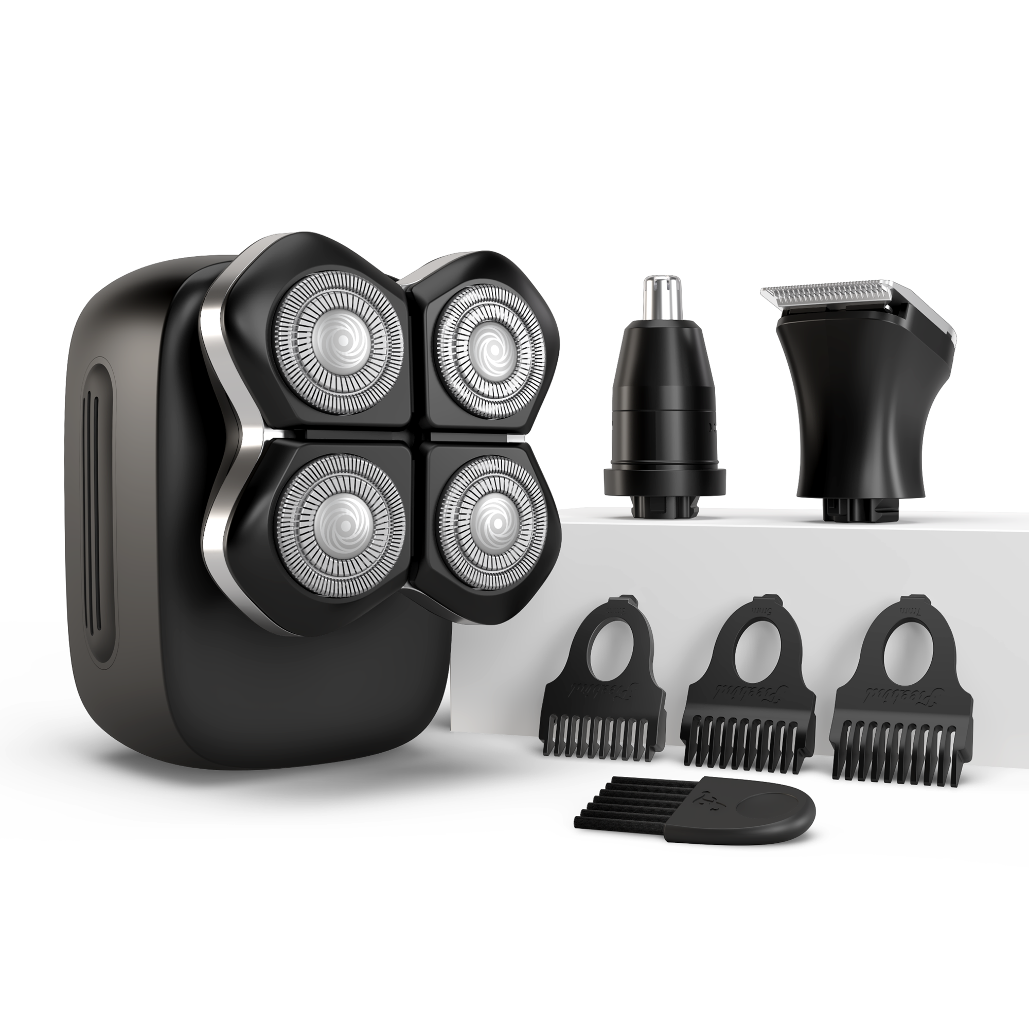 FlexSeries Pro Electric Shaver Kit - 4-Blade Waterproof Head Shaver
