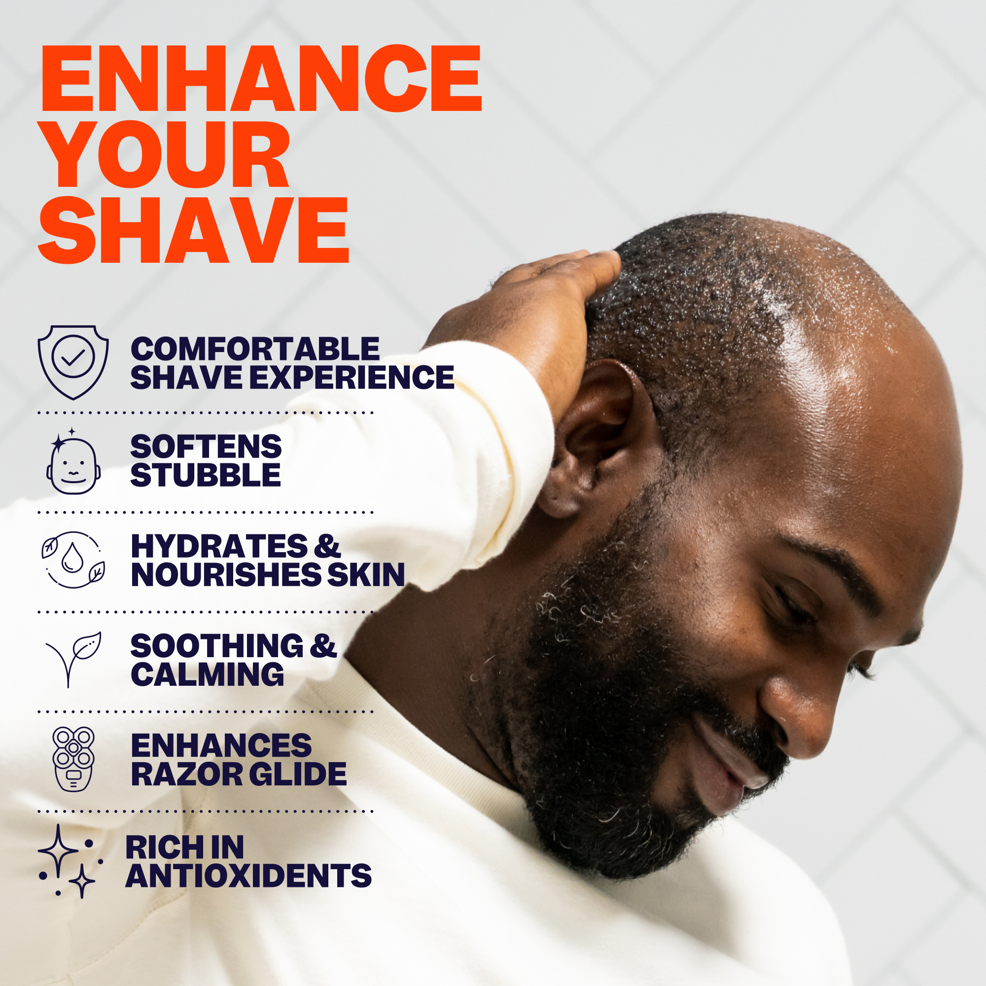 Natural Pre Shave Oil for Men - Skin Protection & Smooth Shave