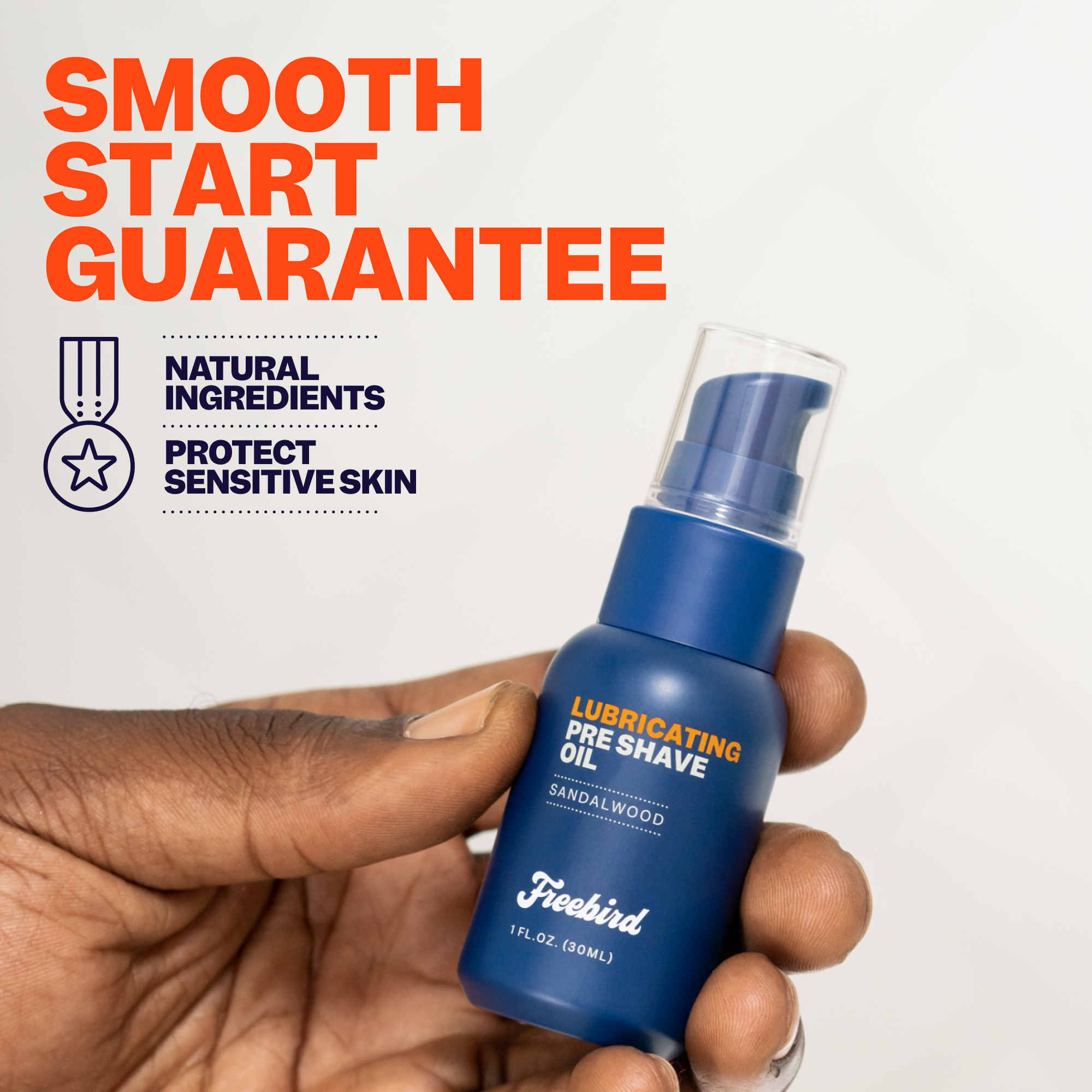 Natural Pre Shave Oil for Men - Skin Protection & Smooth Shave