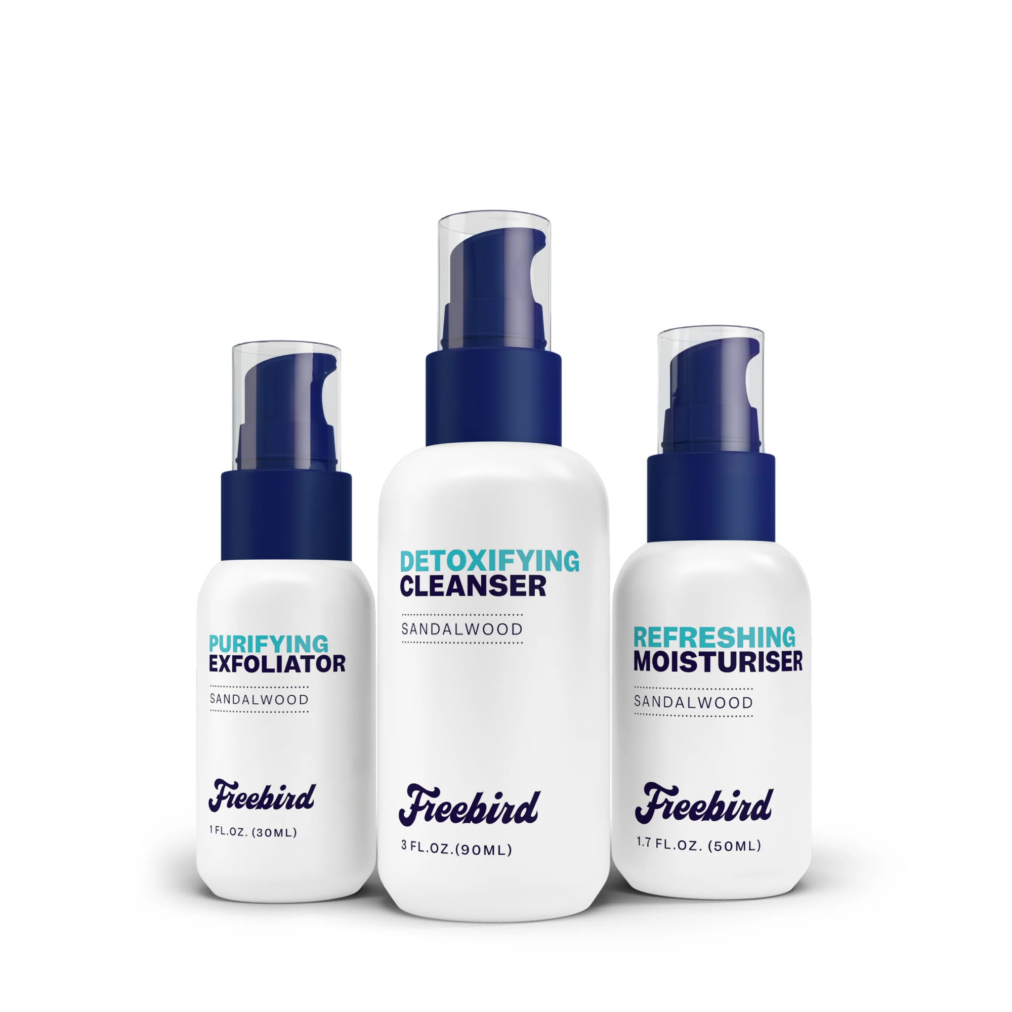 Bald Head Scalp Care Kit - Exfoliator, Cleanser & Moisturizer Set